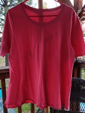 Appleseed's Coral Short-Sleeve Crewneck Tee